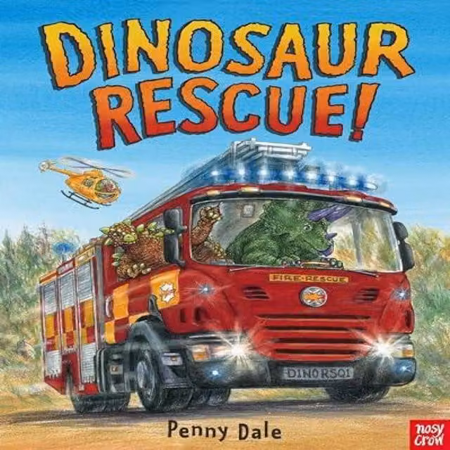 Penny Dale Dinosaur Rescue Paperback Book in Multicolour