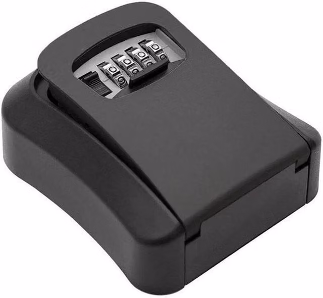 Kelvenix Black Outdoor Wall Mounted Combination Key Safe Box