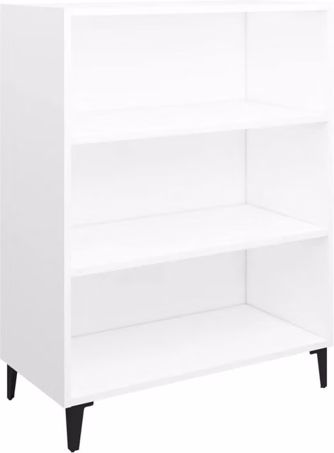 Berkfield Home White Classic Sideboard in Matt MDF, W: 69.5 cm, D: 32.5 cm, H: 90 cm