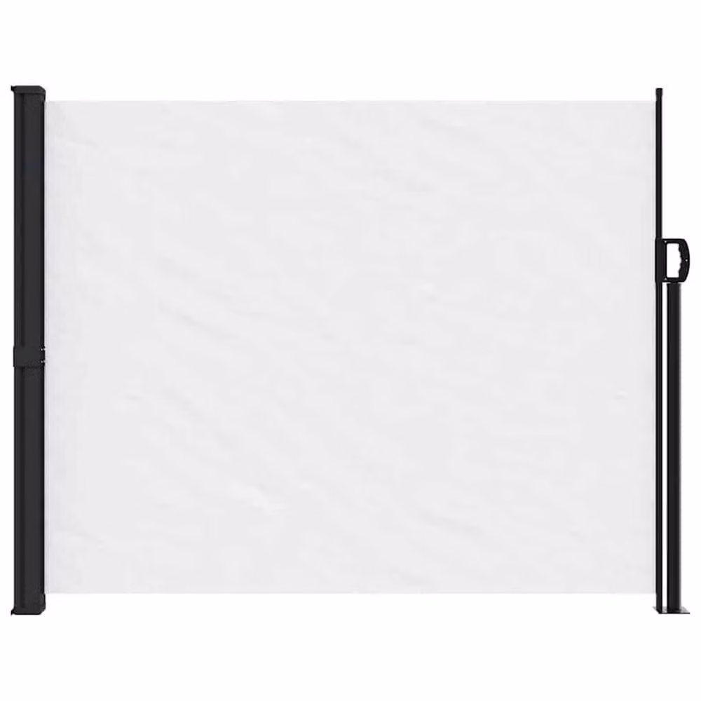Berkfield Home Retractable Wall-Mounted Side Awning in White, W/H: 300 x 170 cm – 2