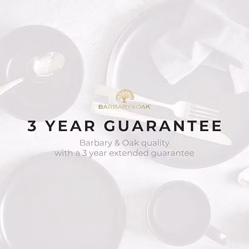 Barbary & Oak Cascade 16 Piece Stoneware Dinner Set in Black, Microwave and Dishwasher Safe – 7