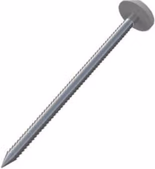 PBSL Group Stainless Steel Round Headed Nails with Grey Nylon Caps, 65 mm, Box of 100