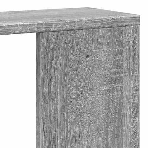 vidaXL Wall Shelf in Grey Sonoma, W: 100 cm, D: 15 cm, H: 70 cm, Engineered Wood – 3