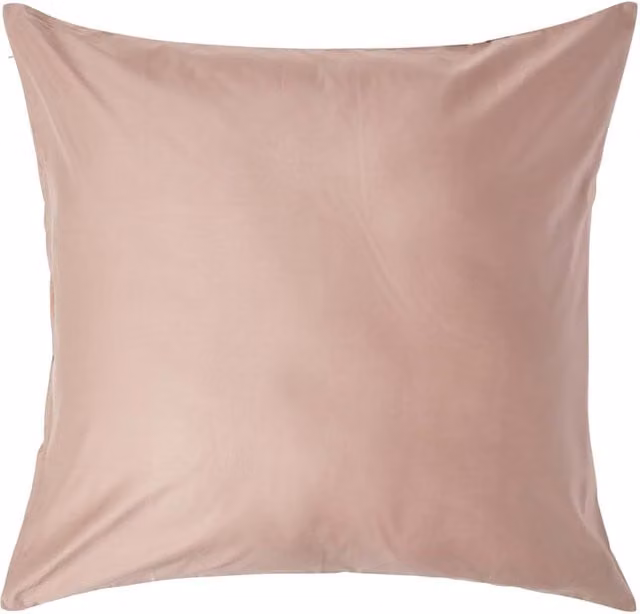 Homescapes 1000 Thread Count Egyptian Combed Cotton Mako Satin Housewife Pillowcase in Moonlight Beige, Width: 80 cm
