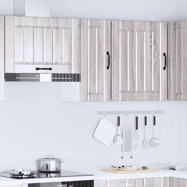 Berkfield Home Lucca Grey Sonoma Kitchen Wall Cabinet