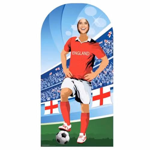 Star Cutouts SC1164 England World Cup 2026 Stand-In Cardboard Cutout, Multicolour, Height: 190 cm – 1