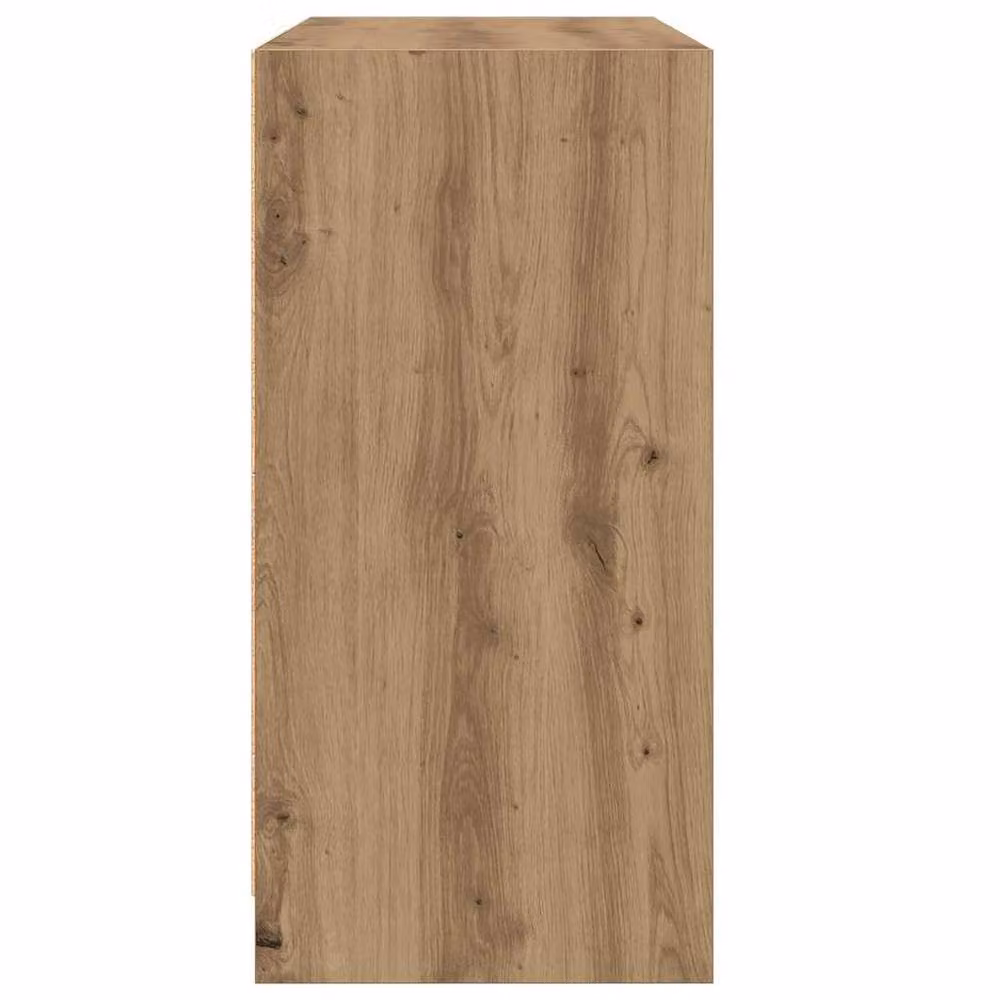 Berkfield Home Artisan Oak Sideboard in Brown, W/D/H: 102 x 37 x 75.5 cm – 3