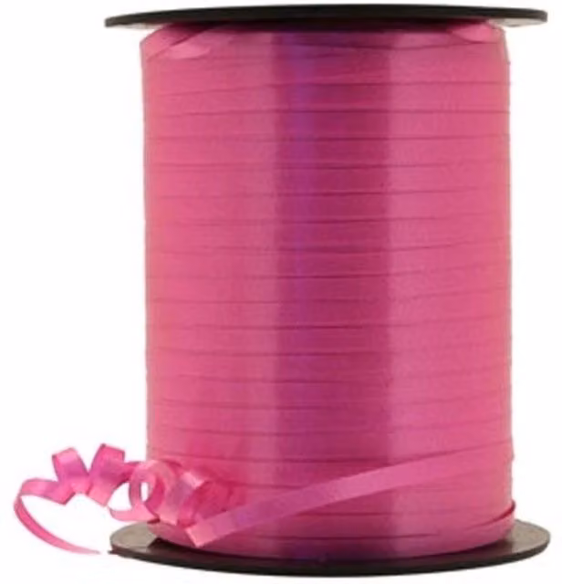 Kingsbury Gifts Pink Plain Curling Ribbon, 500 m