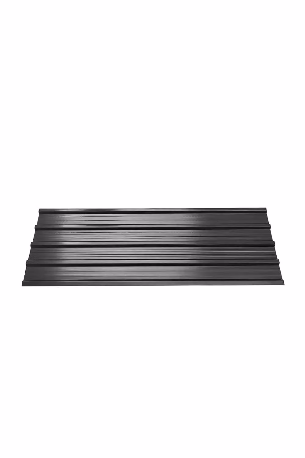 H&O Direct 12-Piece Powder Coated Steel Corrugated Side Panels in Anthracite Grey, W: 45 cm, L: 115 cm – 3