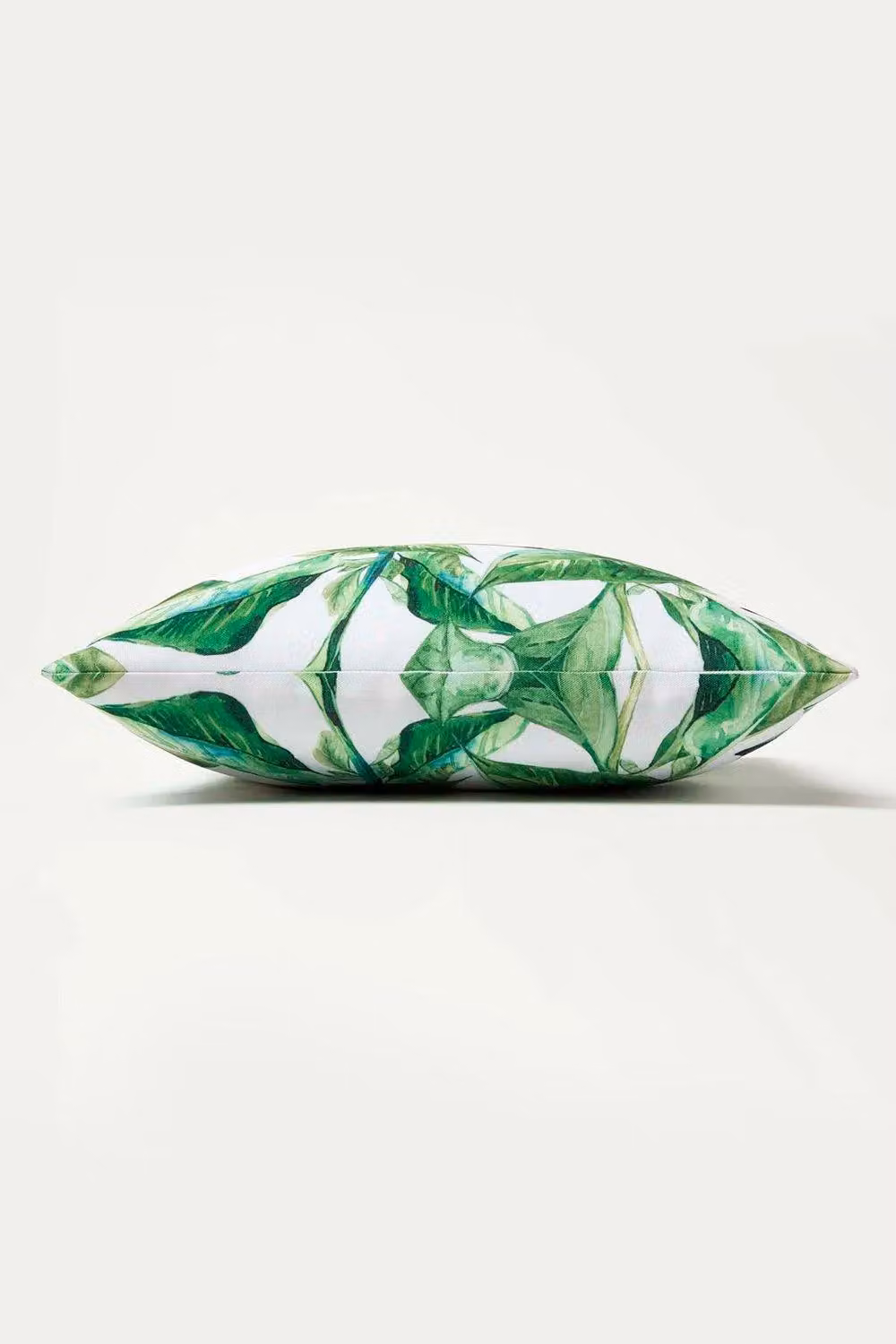 HOMESCAPES Set of 2 Waterproof Outdoor Cushions with Tropical Green Banana Leaf Design, W/D/H: 45 x 45 x 45 cm – 2