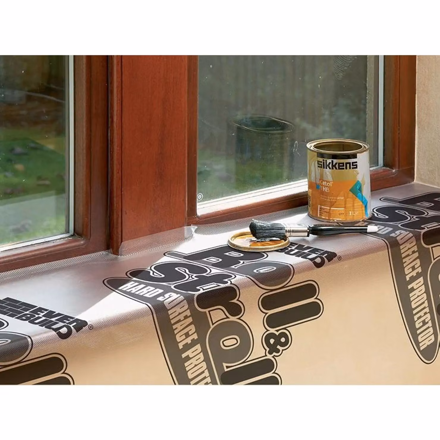 Sika Roll & Stroll Transparent Plastic Hard Surface Protector Film with Tape – 3
