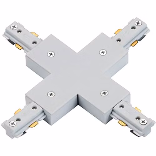 Loops White Dimmable Track Lighting Cross X-Connector Strip Connector