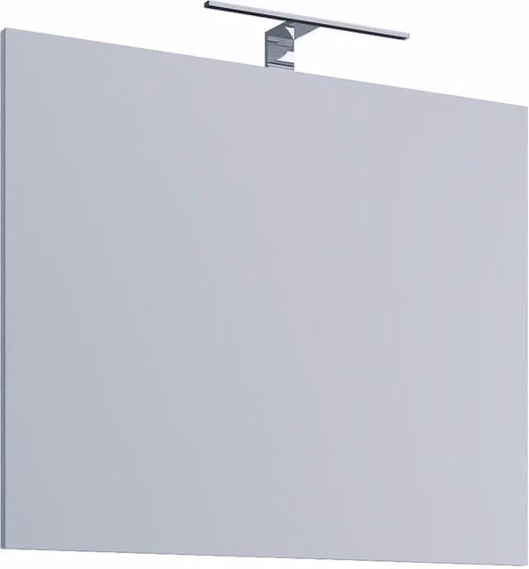VCM Möbel Badinos LED Bathroom Mirror, Clear, W: 40 cm, H: 60 cm