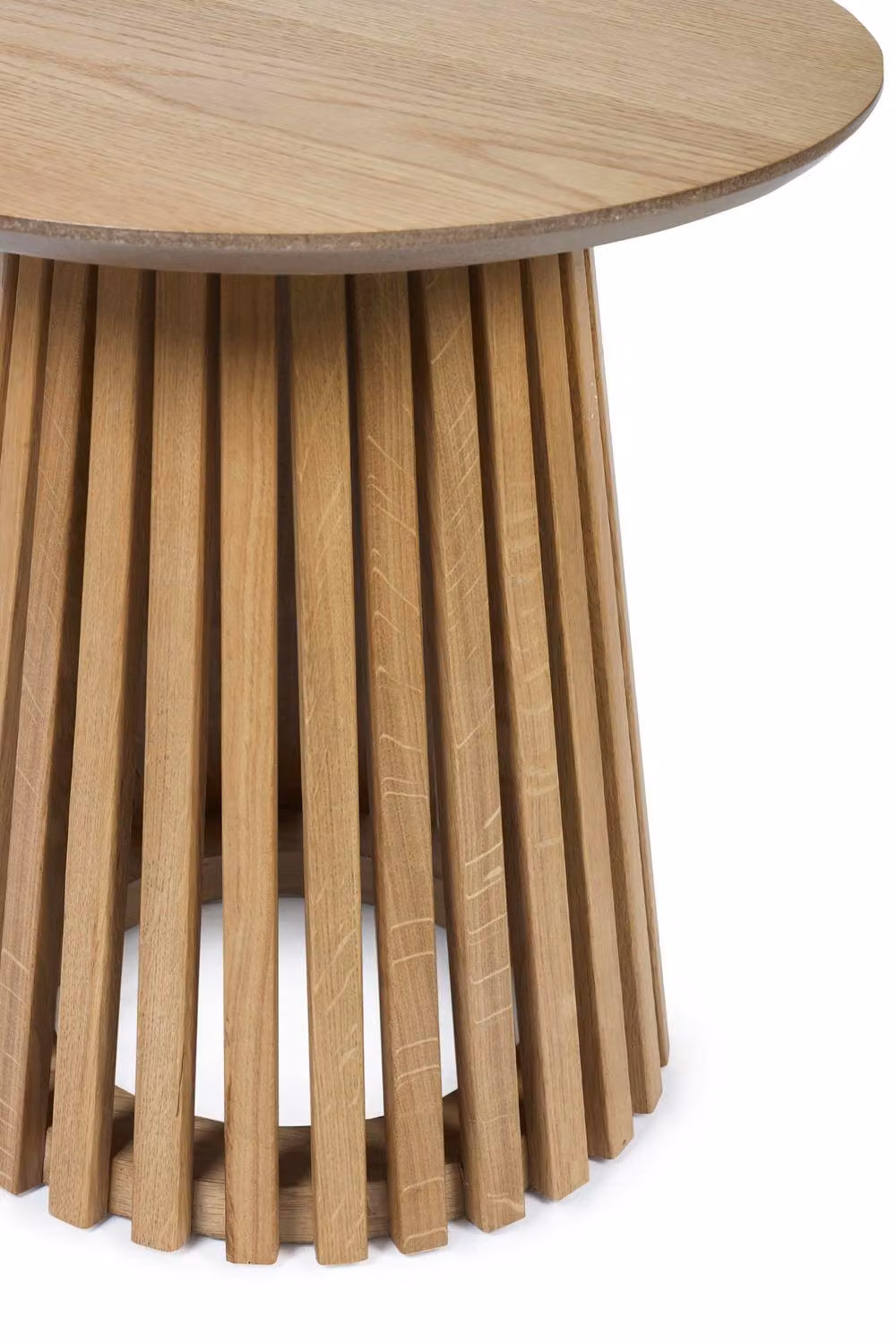 Julian Bowen Ollie Round Side Table in Light Oak – 3