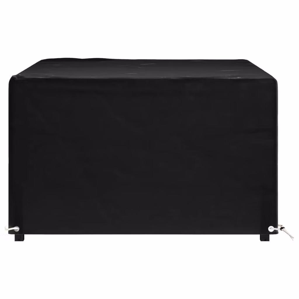 Berkfield Home Rectangular Garden Furniture Cover with 8 Eyelets, Black, W: 160 cm, D: 120 cm, H: 75 cm – 3