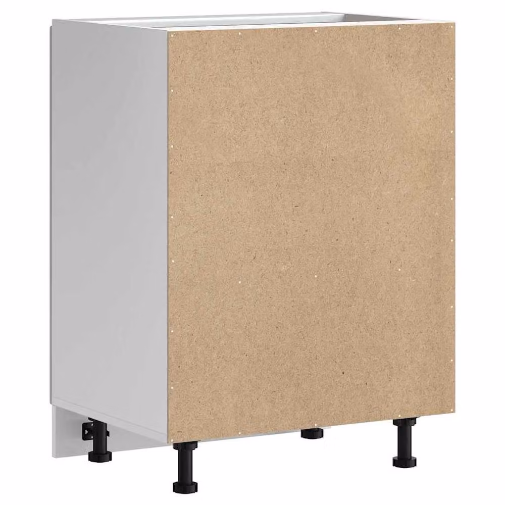 Berkfield Home Kalmar Sink Base Cabinet, White, W/D/H: 60 x 46 x 81.5 cm – 2