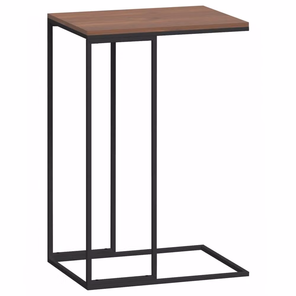 Berkfield Home Black Engineered Wood Side Table W/D/H: 40 x 30 x 59 cm – 2