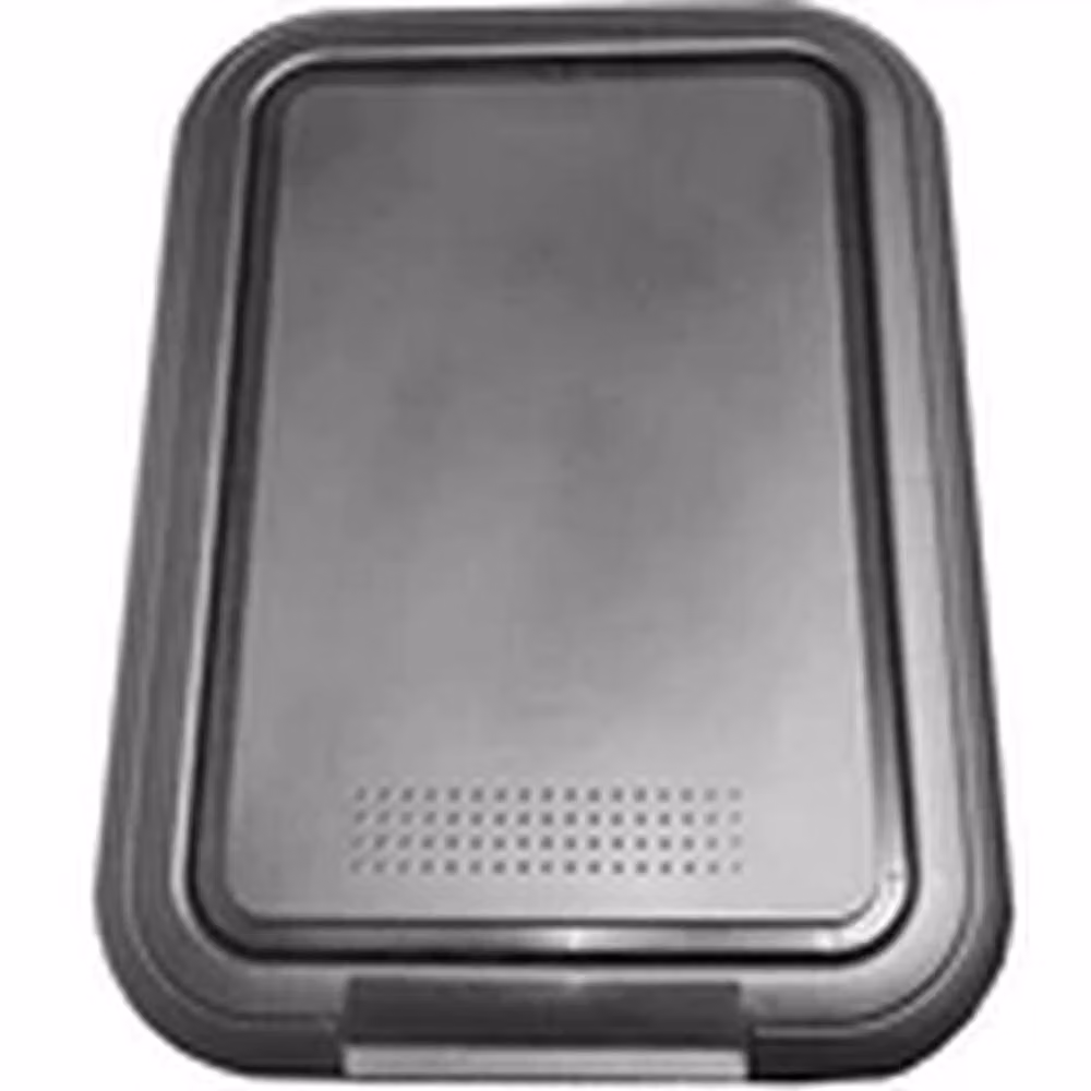 EONLION Silver Swing Top Heavy Duty Kitchen Bin in Stainless Steel and Plastic – 3