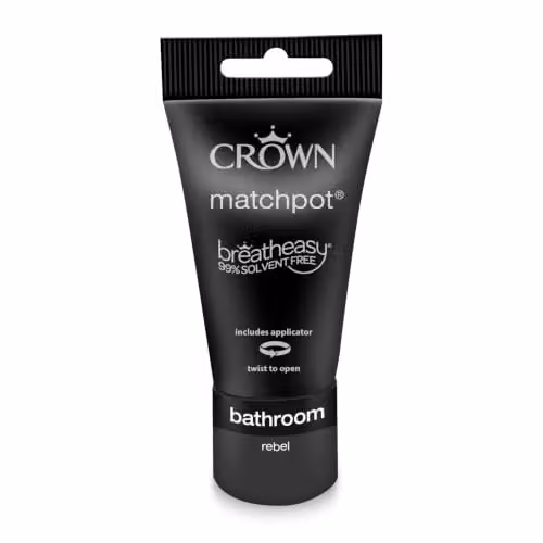 Crown EASYCLEAN Grey Black Anti Mould Bathroom Tester Pot Sample 40ml – 2