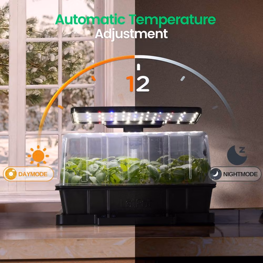 Letpot Smart Seed Starter Kit Indoor Planter in Black – 7