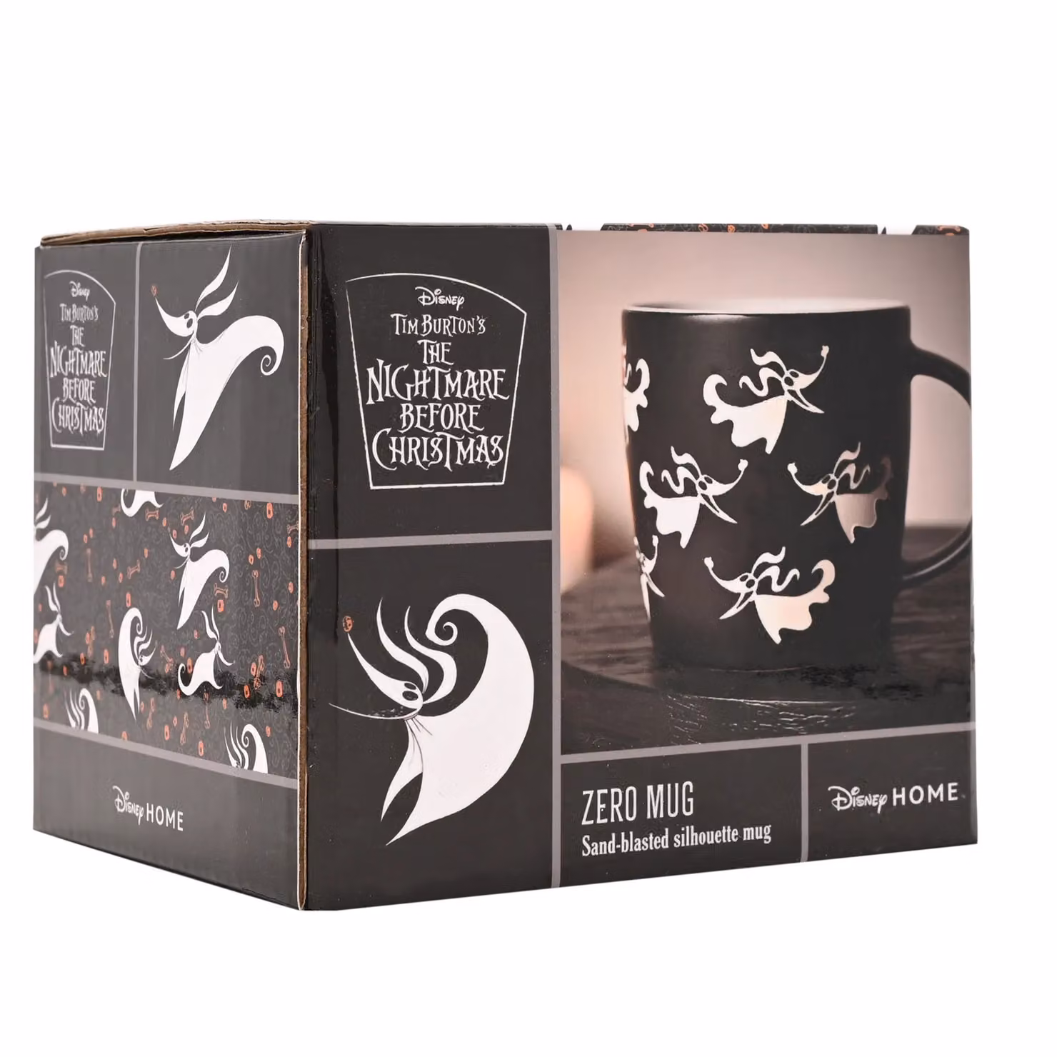 Disney Ceramic Floral Mug in Black and White – 3