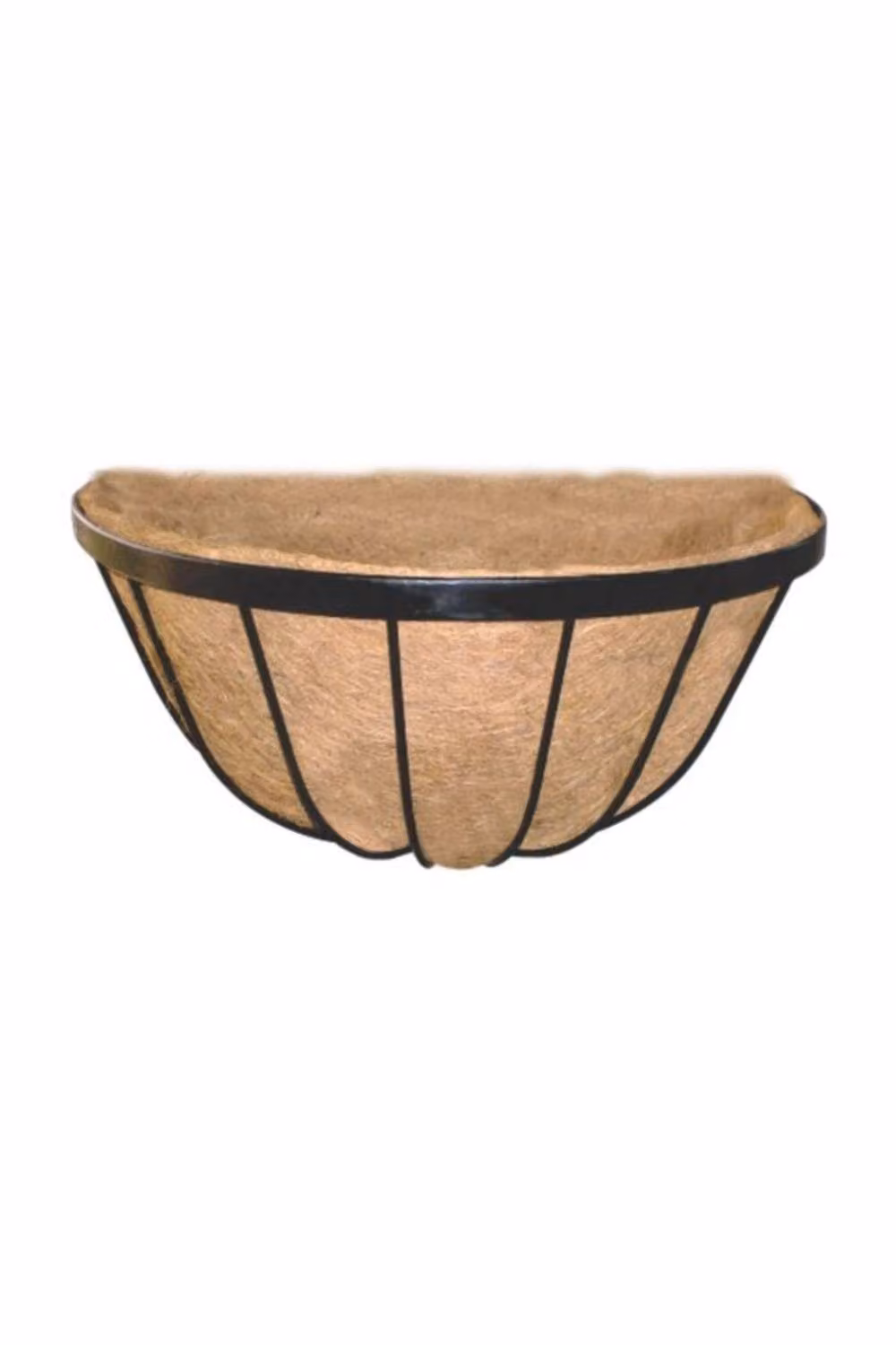 KDMD Wrought Iron Hanging Planter Wall Basket in Brown, 35 cm – 2