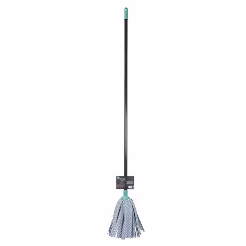 JVL Super-Absorbent Lightweight Synthetic Floor Mop in Turquoise and Grey