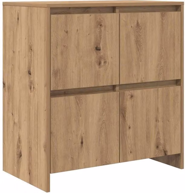 Berkfield Home Artisan Oak Sideboard in Brown, W/D/H: 70 x 41 x 75 cm