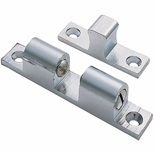 Loops Double Ball Roller Cupboard Catch, Chrome, 43mm