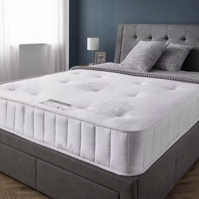 Julian Bowen Capsule Essentials Bonnell Spring Mattress, White, Width: 76 cm