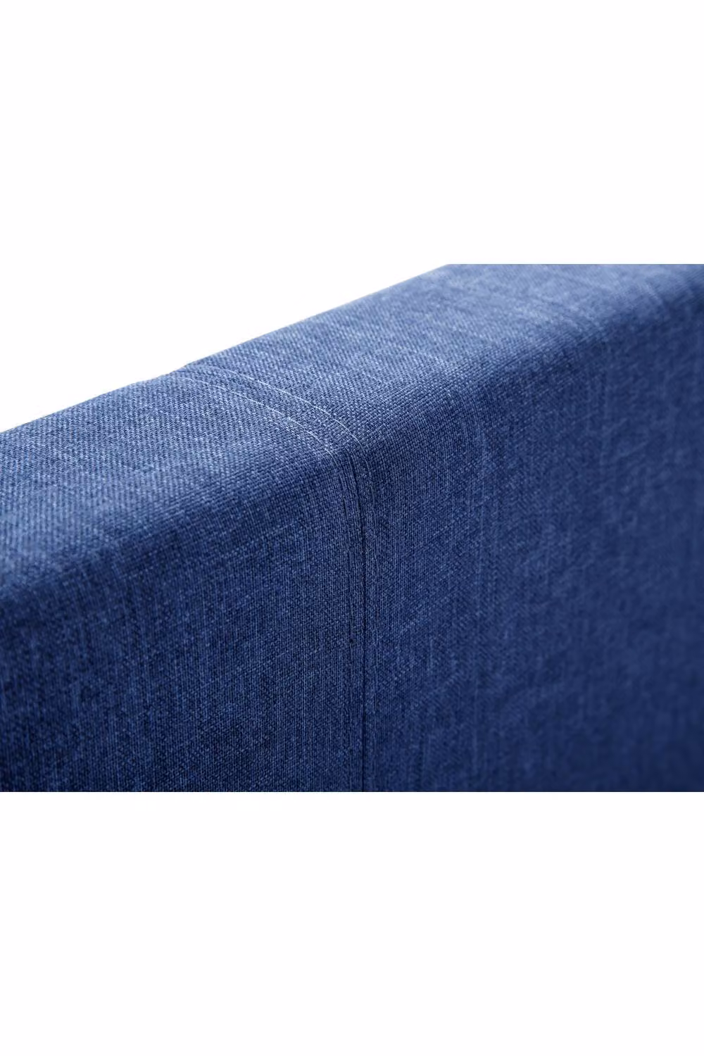 Julian Bowen Rialto Upholstered Fabric Bed Frame in Blue, W: 140 cm, D: 200 cm, H: 89 cm – 6