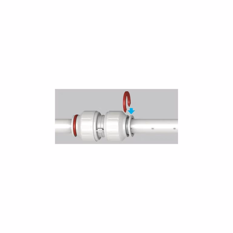 John Guest Collet Locking Clip 22mm Blue (Pack of 5)