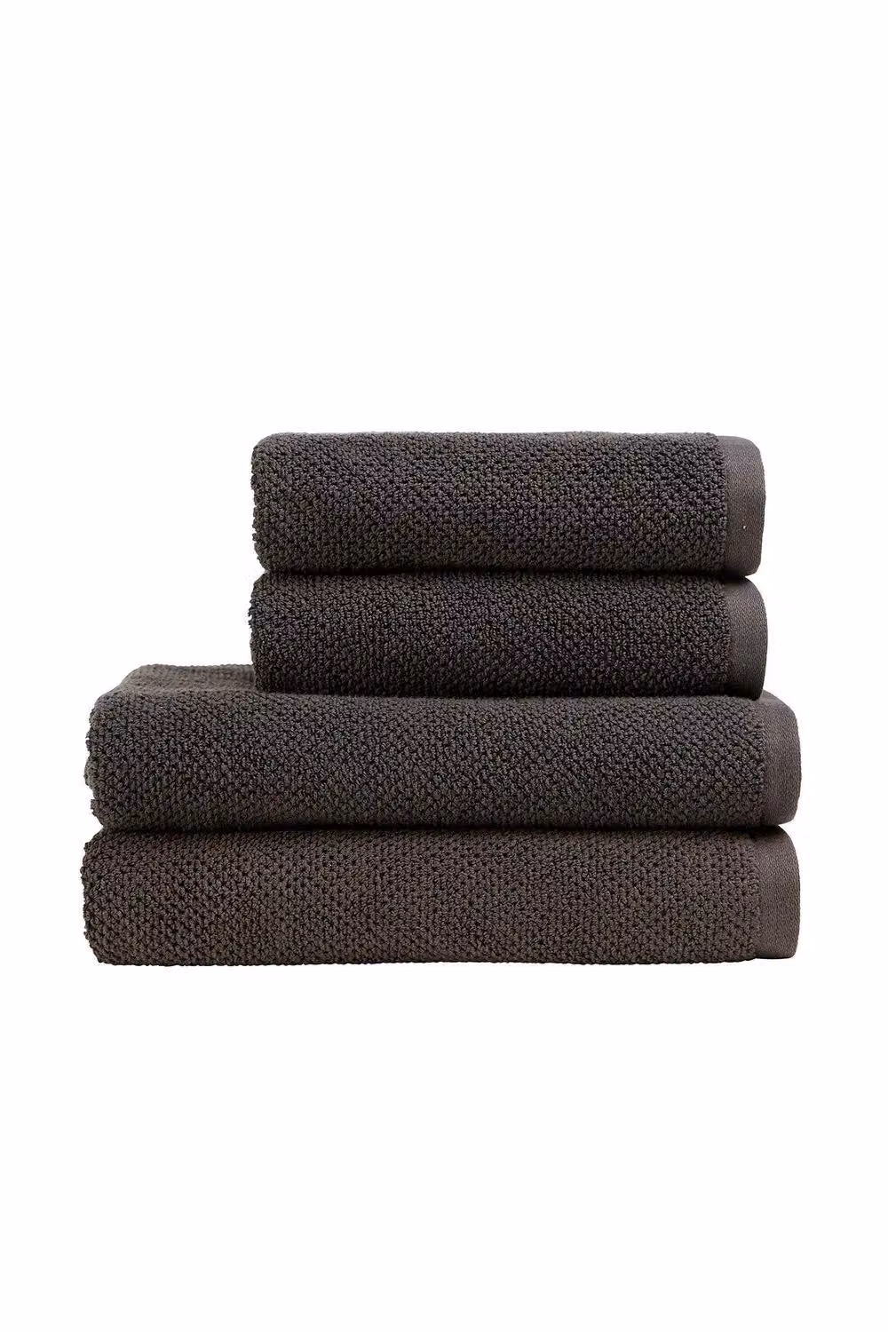CHRISTY Brixton Luxury Textured 100% Cotton Towels in Black – 2