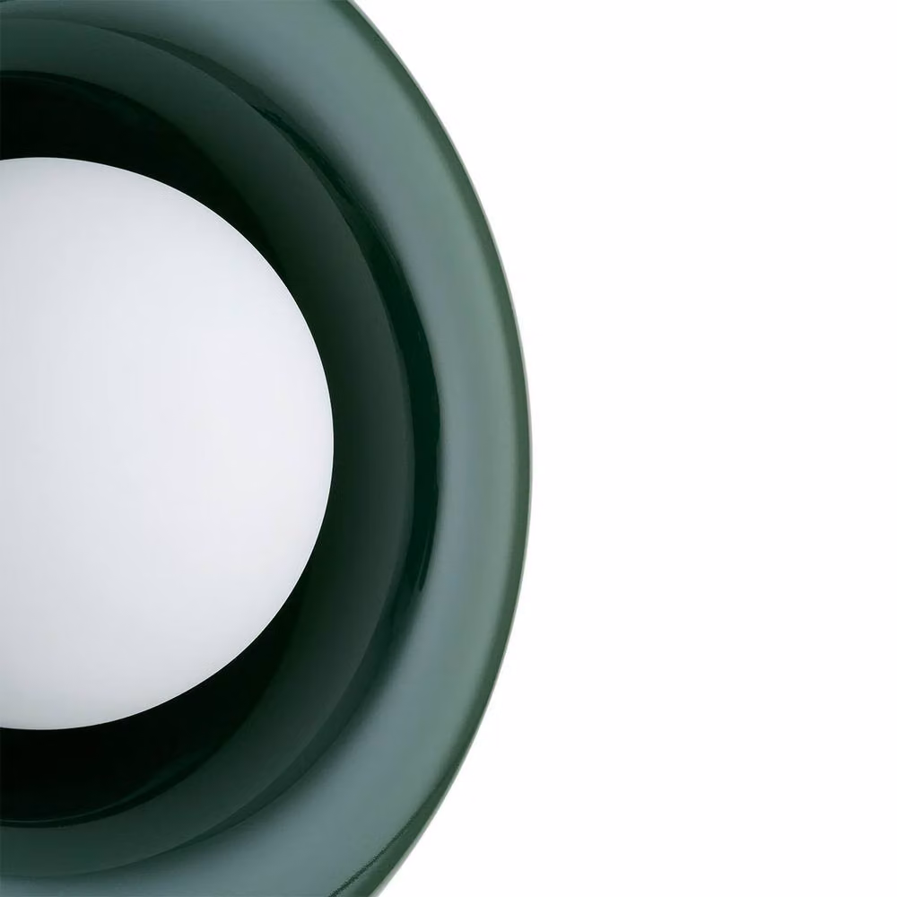 Netlighting Tevo Wall Lamp in Bottle Green Opal Matte Glass with G9 Base – 3