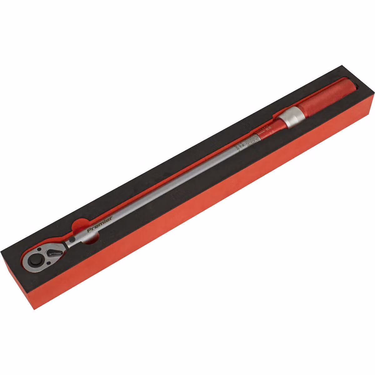 Loops Micrometer Style Torque Wrench with 1/2 inch Square Drive, Chrome Vanadium Steel, 60 to 330 Nm Range – 3