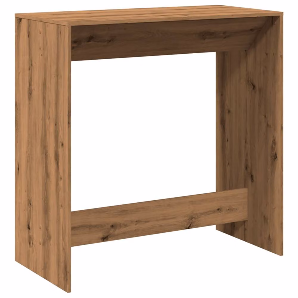 Berkfield Home Artisan Oak Bar Table in Brown, W/D/H: 102 x 50 x 103.5 cm – 2