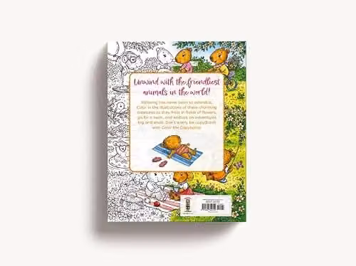 Color Me Capybaras: A Capy-tivating Coloring Book by Cider Mill Press – 2