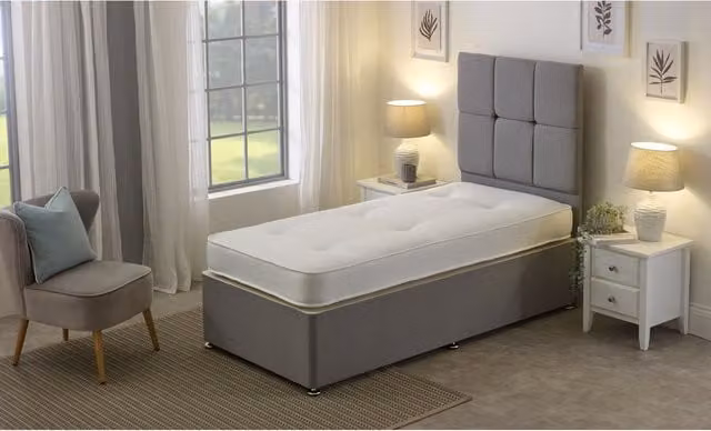 eXtreme Comfort Ltd Double-Sided Tufted Bonell Spring Innerspring Mattress, Medium Comfort, White, EU Single, Depth: 17 cm