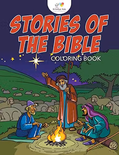 Kreative Kids Stories of the Bible Colouring Book for Children, Multicolour
