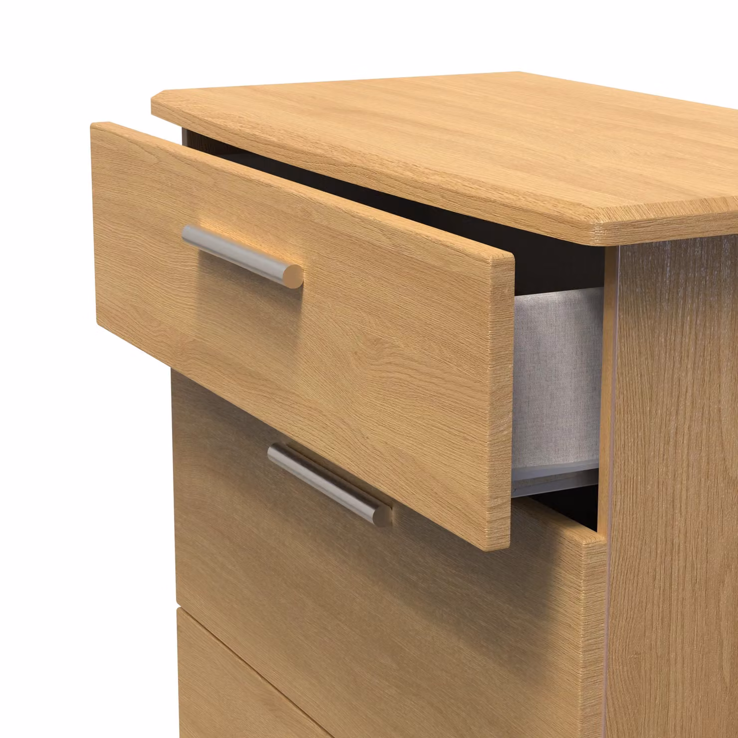 Ready Assembled 2 U Windsor 3 Drawer Deep Chest in Light Brown – 3