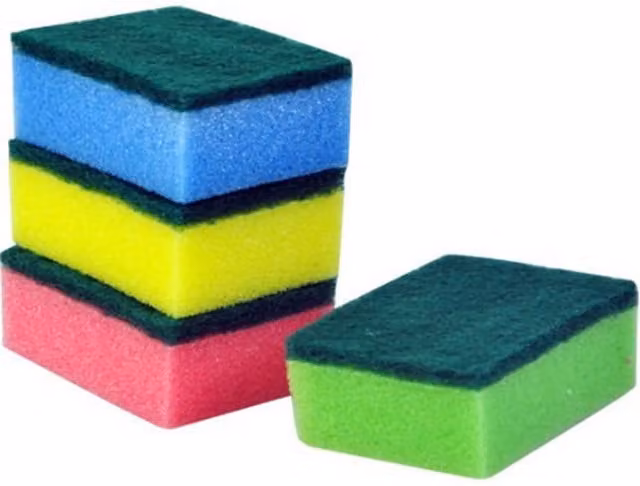 Duzzit Multi coloured Sponge Scourers, Pack of 100