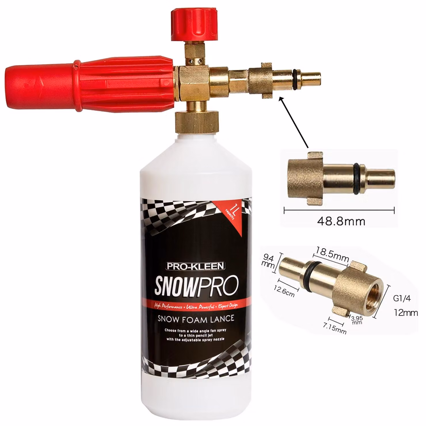 ProKleen Chassis Cleaner and Snow Foam Lance, Nilfisk Compatible, Metallic Silver – 2