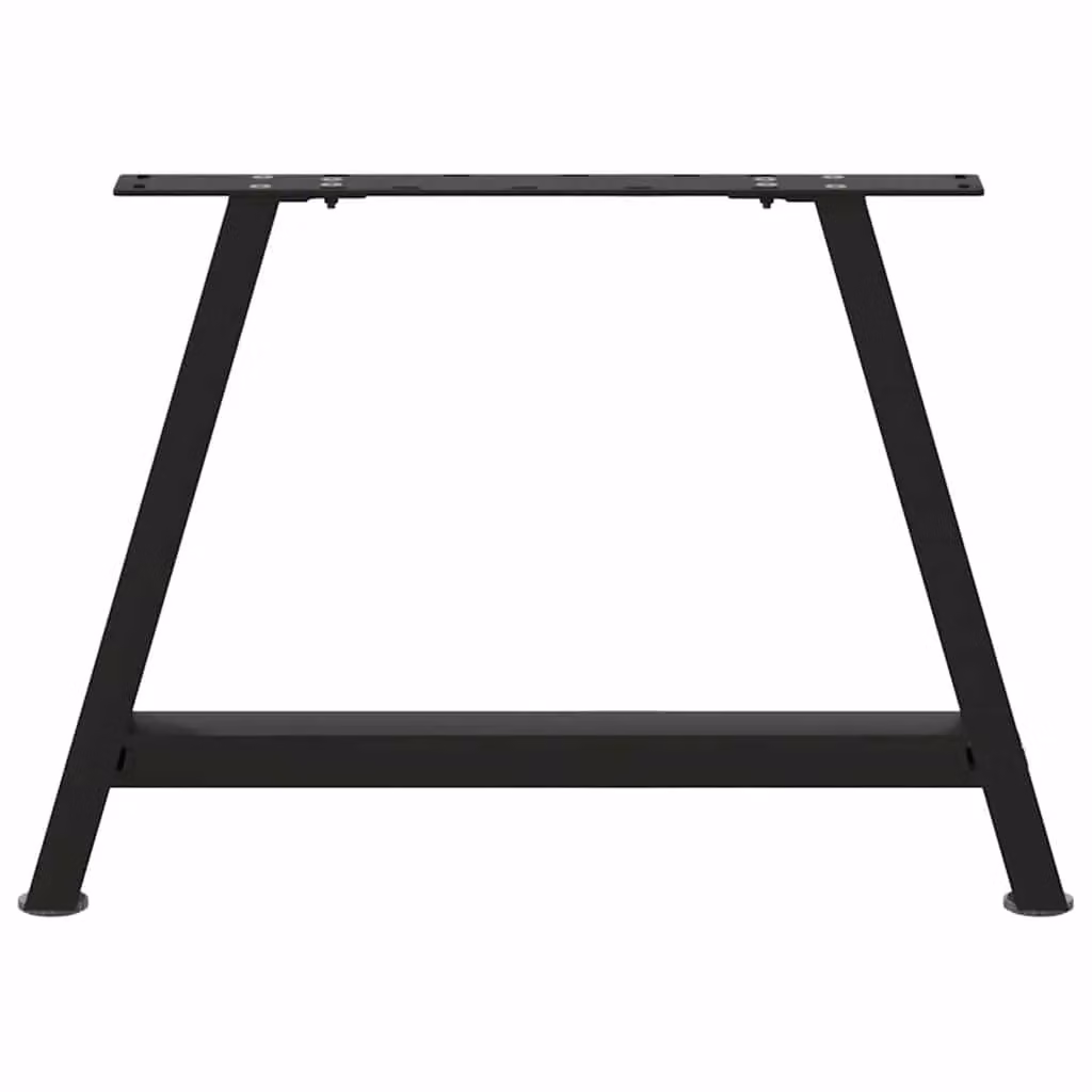 Berkfield Home A-Shaped Steel Coffee Table Legs, 2 Pieces, Black, H: 70 cm, W: 42.5 cm, D: 42.5 cm – 4
