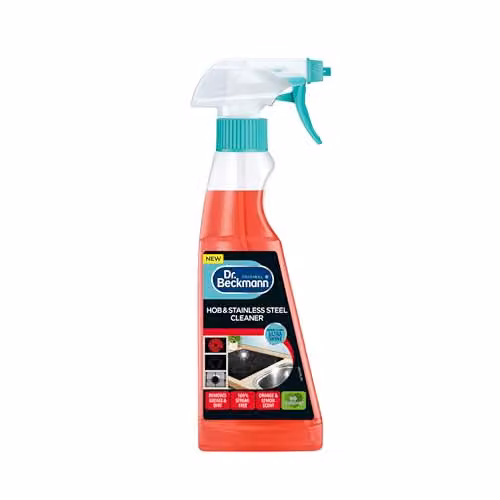 Dr Beckmann Hob and Stainless Steel Cleaner, Red, 250 ml – 2