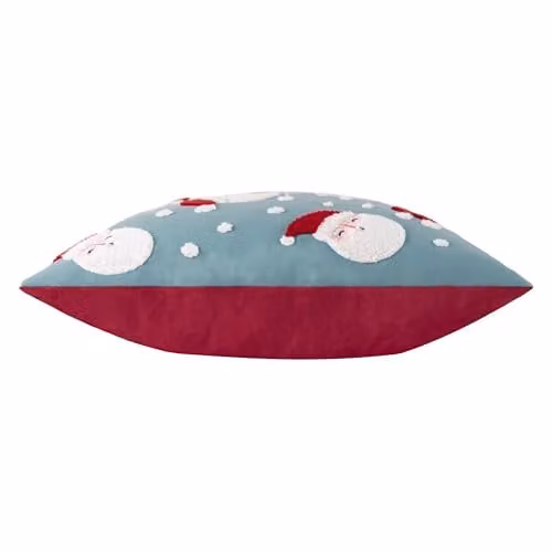 Riva Home Christmas Graphic Velvet Cushion, Multicolour, W/D/H: 45 x 45 x 45 cm – 2