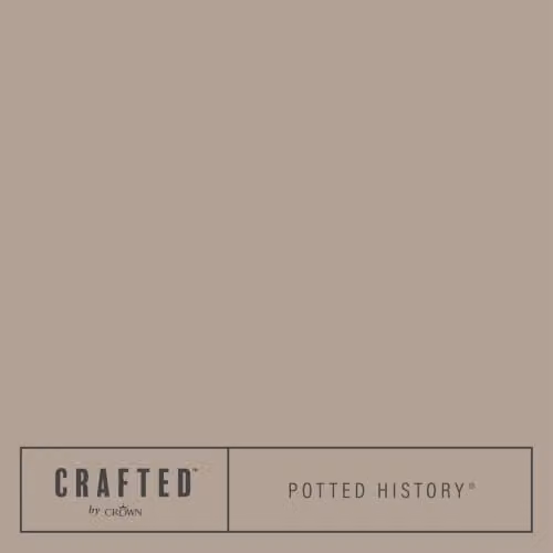 Crown Crafted Matt Emulsion Paint in Warm Rich Beige, 2.5L – 2
