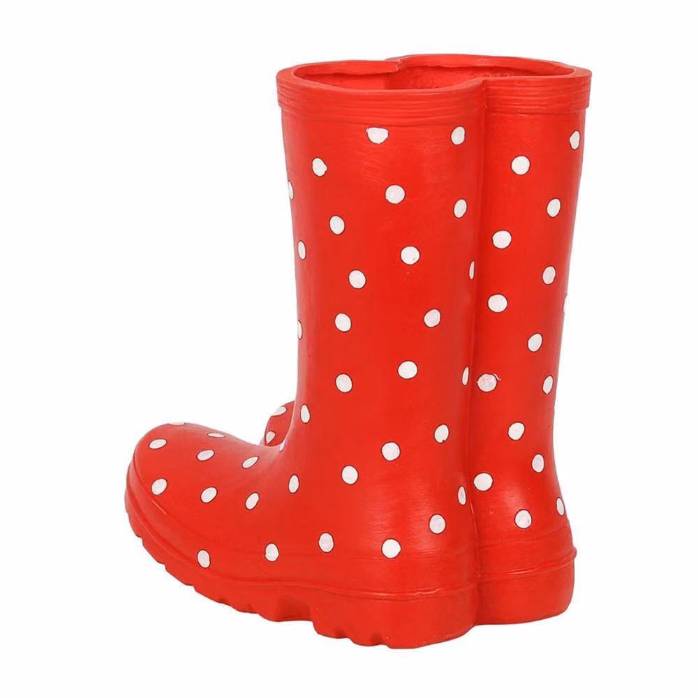 Something Different Wellington Boots Plant Pot in Red – 2