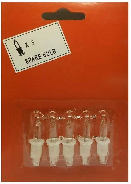 Premier LED Capsule Bulb, Pack of 5, Transparent Glass