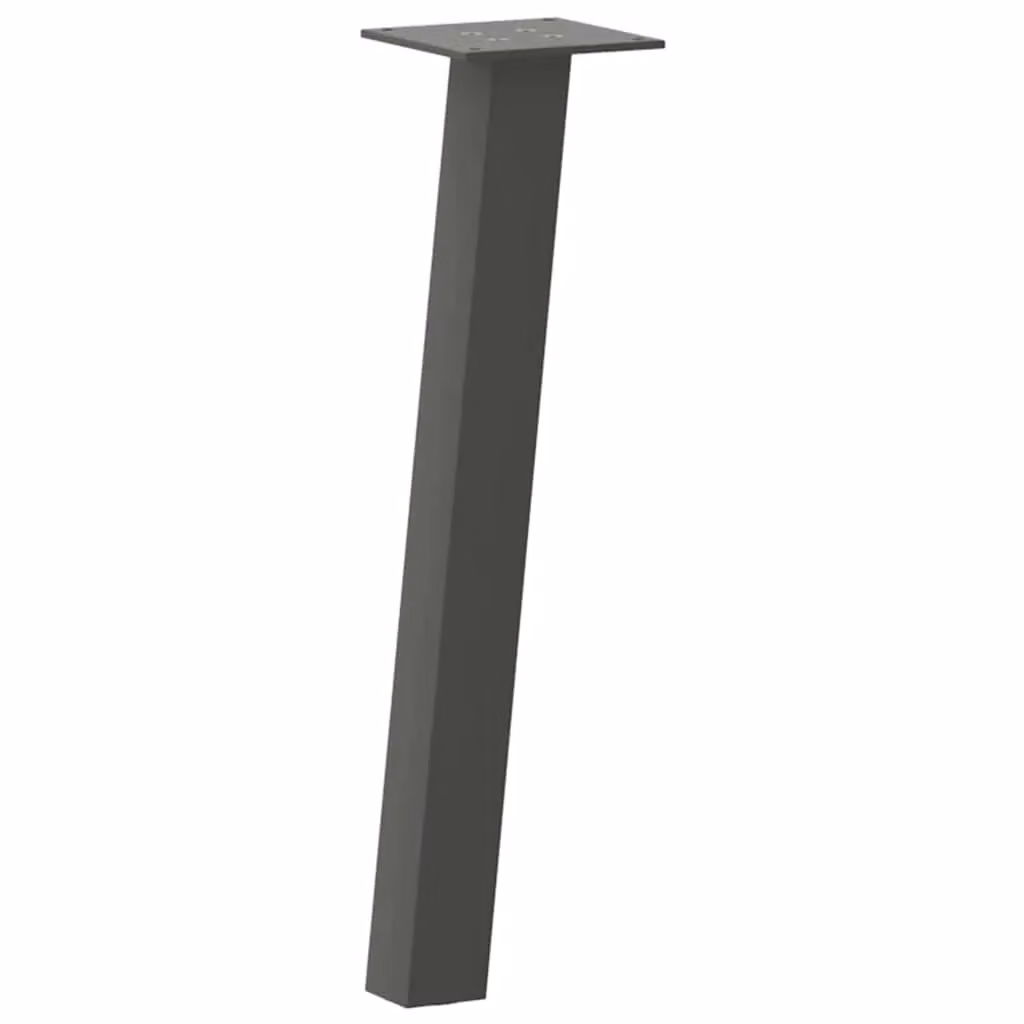 Berkfield Home Steel Coffee Table Legs, 4 Pieces, Anthracite Black, Height: 30 cm – 1