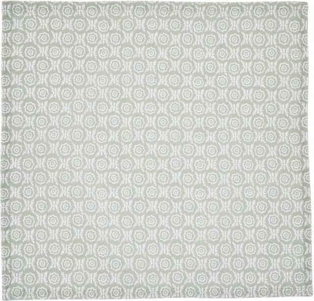 Murmur Thea Floral Cotton Napkins in Mourne Green